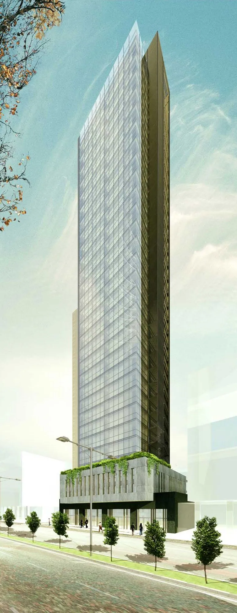 Skaya Tower alternative elevation study